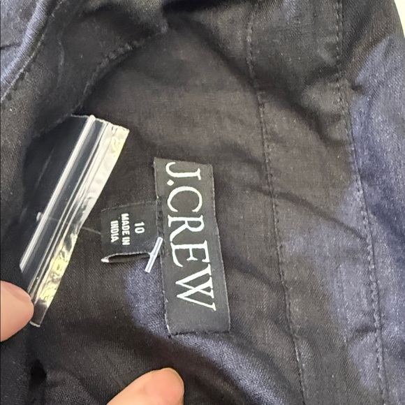 J. Crew Black Button-Front Maxi Shirt Dress - Picture 8 of 10